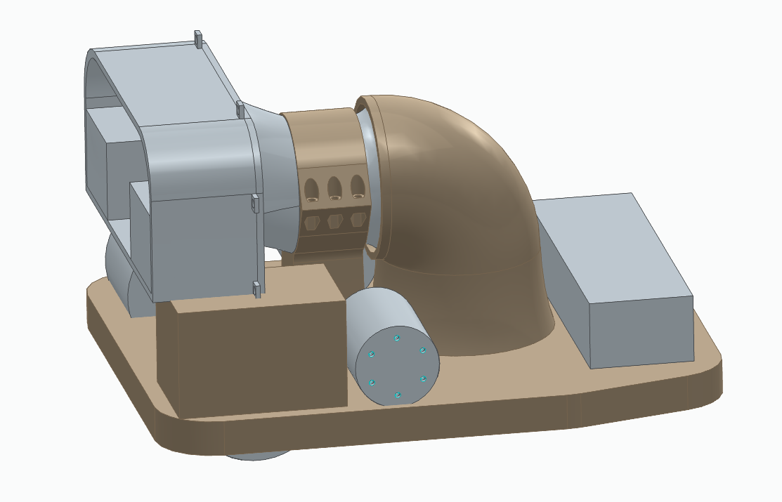 DIN A4 Ground Effect Autonomous Vehicle 3D CAD Concept